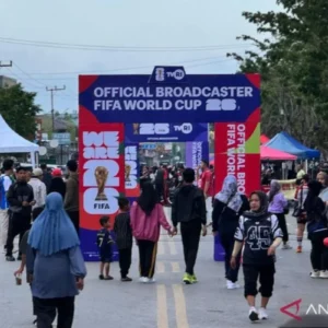 Nobar Piala Dunia di Banda Aceh Satukan Warga, Dorong Penjualan UMKM