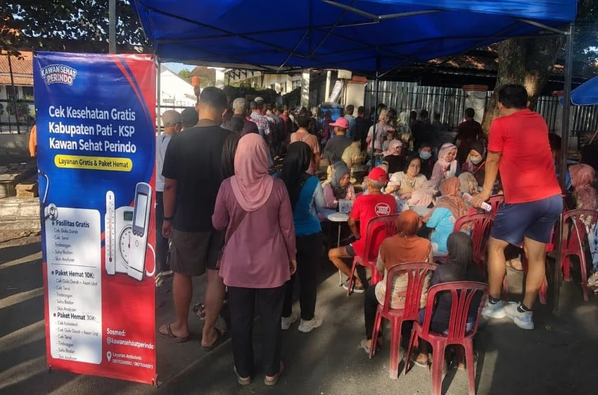 Partai Perindo Hadirkan Pemeriksaan Kesehatan dan LBH Gratis di Pati