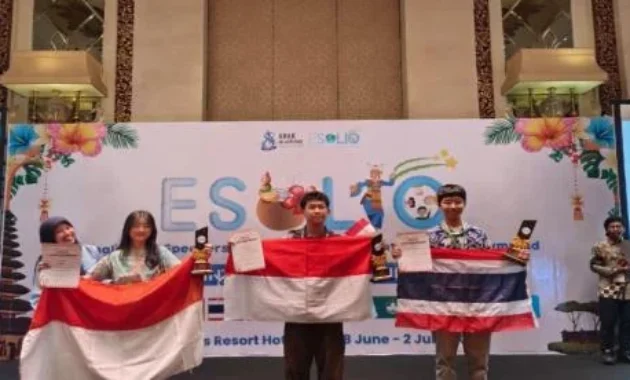 Pelajar Indonesia Borong Medali Emas di Olimpiade Bahasa Inggris Internasional, Kalahkan Enam Negara Pelajar Indonesia Borong Medali Emas di Olimpiade Bahasa Inggris Internasional, Kalahkan Enam Negara