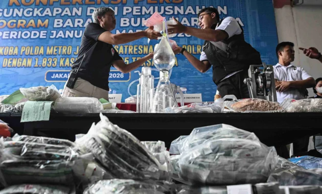 Pengungkapan Kasus Narkoba 2026: 32.792 Tersangka dan Barang Bukti Senilai Rp10,4 Triliun Pengungkapan Kasus Narkoba 2026: 32.792 Tersangka dan Barang Bukti Senilai Rp10,4 Triliun