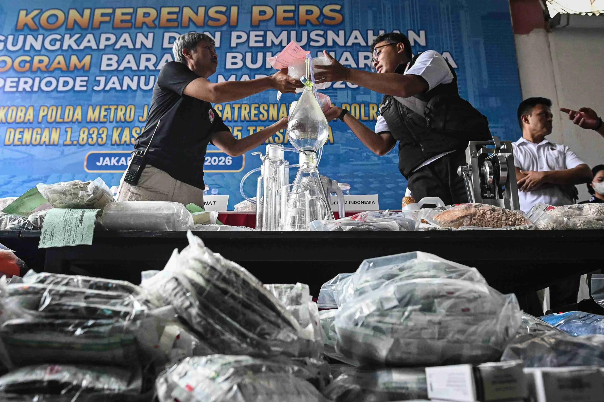Pengungkapan Kasus Narkoba 2026: 32.792 Tersangka dan Barang Bukti Senilai Rp10,4 Triliun