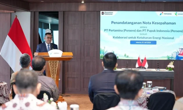 Pertamina dan Pupuk Indonesia Jajaki Kolaborasi Strategis untuk Perkuat Ketahanan Energi dan Pangan Nasional Pertamina dan Pupuk Indonesia Jajaki Kolaborasi Strategis untuk Perkuat Ketahanan Energi dan Pangan Nasional