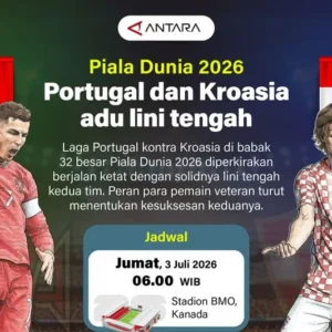 Piala Dunia 2026: Portugal dan Kroasia Adu Lini Tengah