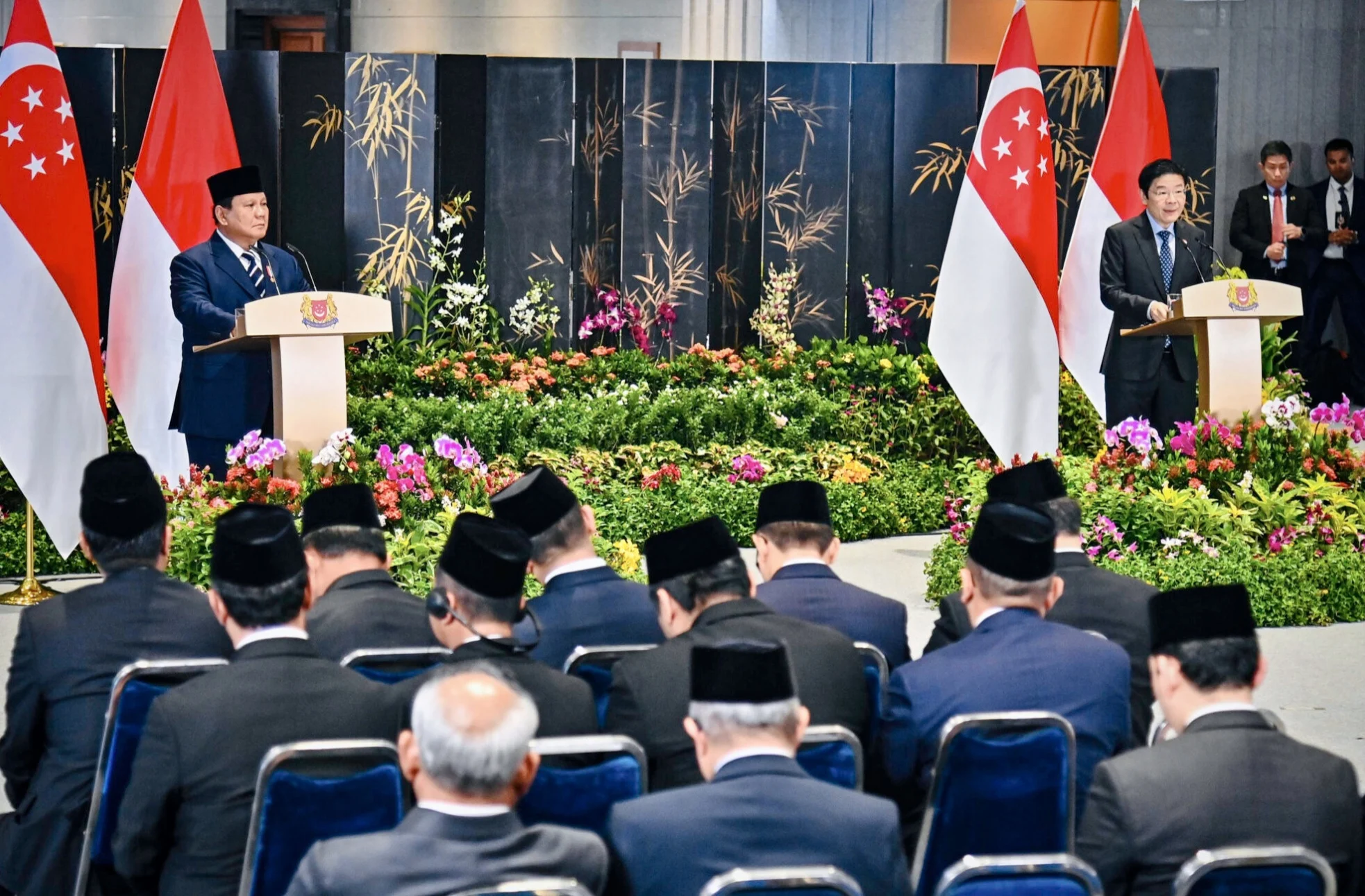 PM Singapura Lawrence Wong Tiba di Jakarta, Persiapan Leaders' Retreat untuk Perkuat Hubungan Bilateral