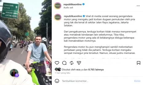 Polisi Tangkap Pelaku Pemukulan Pengendara Jalan di Jagakarsa Jaksel