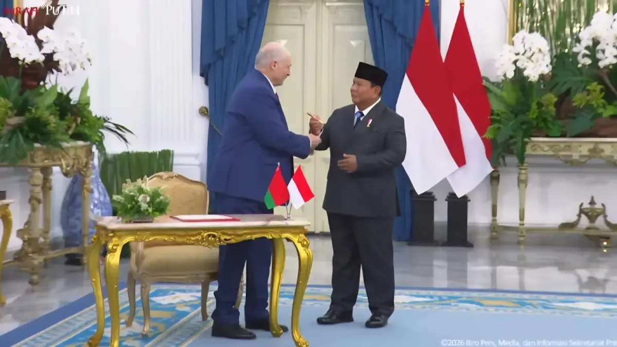 Prabowo Sambut Hangat Kunjungan Presiden Aleksandr Lukashenko