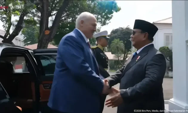 Prabowo Sambut Presiden Belarus Lukashenko di Istana Merdeka Prabowo Sambut Presiden Belarus Lukashenko di Istana Merdeka