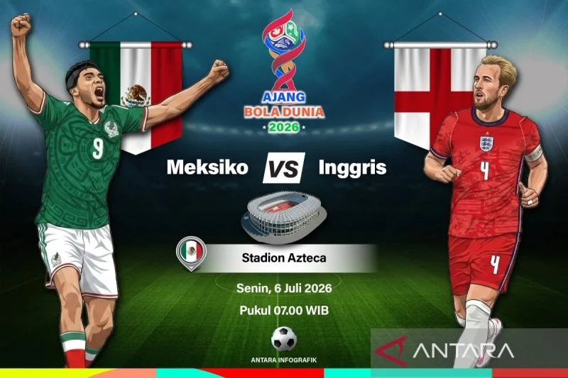 Pratinjau Meksiko vs Inggris: Misi Akhiri Penantian 40 Tahun