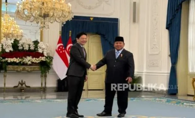 Presiden Prabowo Bertemu PM Wong di Istana Merdeka Presiden Prabowo Bertemu PM Wong di Istana Merdeka