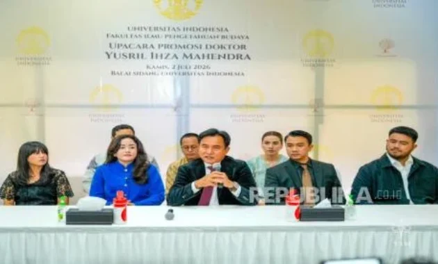 Prestasi Menko Yusril dalam Ujian Disertasi