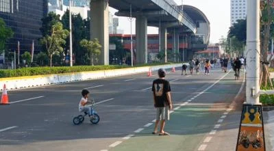 Suasana CFD Rasuna Said yang Kembali Digelar Minggu Ini