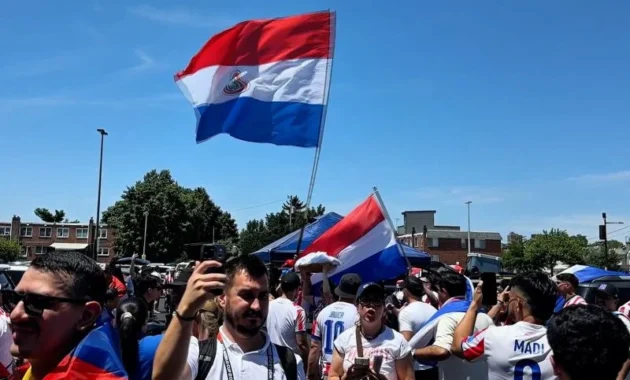 Suporter Paraguay di Philadelphia Berkumpul Jelang Laga Kontra Prancis Suporter Paraguay di Philadelphia Berkumpul Jelang Laga Kontra Prancis