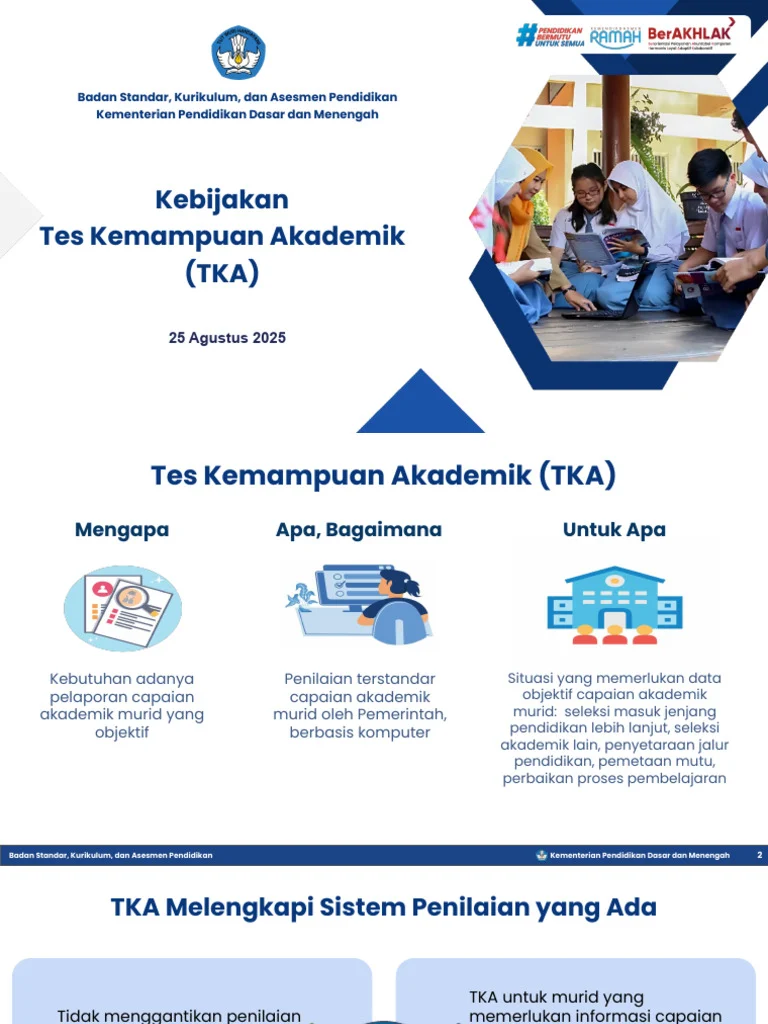 Wamendikdasmen Jelaskan Arah Kebijakan TKA, Pendidikan Nasional Harus Tepat Sasaran